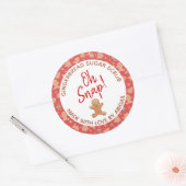 Schattig Oh Snap Gingerbread Sugar Scrub Labels (Envelop)