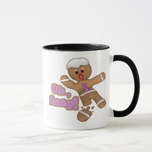schattig oh, snap peperkoek man koekje mok (Rechts)