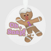 schattig oh, snurk een koekjesman ornament (achterkant)