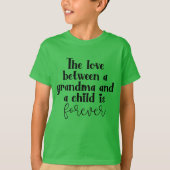 schattig oma liefde woord kunst unisex t-shirt (Voorkant)