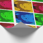 schattig omslagpapier voor cartoon cadeaupapier (Hoek)