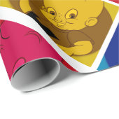 schattig omslagpapier voor cartoon cadeaupapier (Rol Hoek)