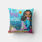 Schattig Onder het Zee Be Mer-mazing Mermaid Kussen (Voorkant)
