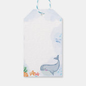 Schattig onder het Zee Cadeaulabel (Achterkant)