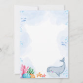 Schattig onder het Zee Verjaardag Kaart (Achterkant)