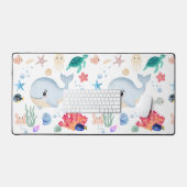 Schattig onder water bureaumat (Keyboard & Muis)