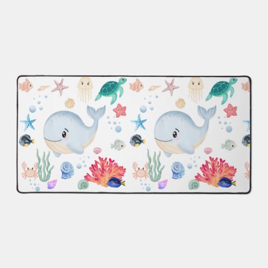 Schattig onder water bureaumat (Voorkant)