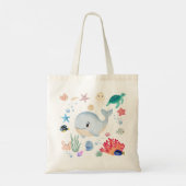 Schattig Onder Water Tote Bag (Achterkant)