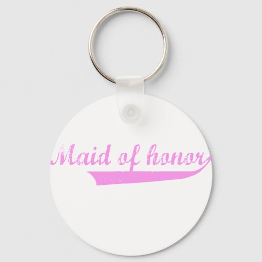 schattig ontwerp "Maid of Honor" Sleutelhanger (Voorkant)