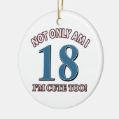 schattig ontwerp van 18 jaar oud keramisch ornament (Links)