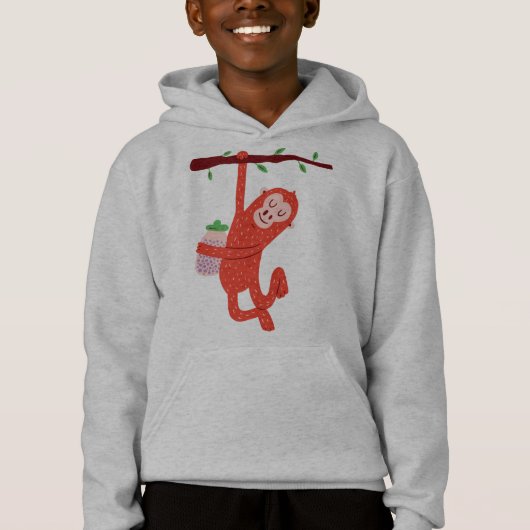 Schattig ontwerp van een aapje (Voorkant)