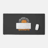 Schattig ontwerp voor oma's Halloween pompoen_1 Bureaumat (Keyboard & Muis)