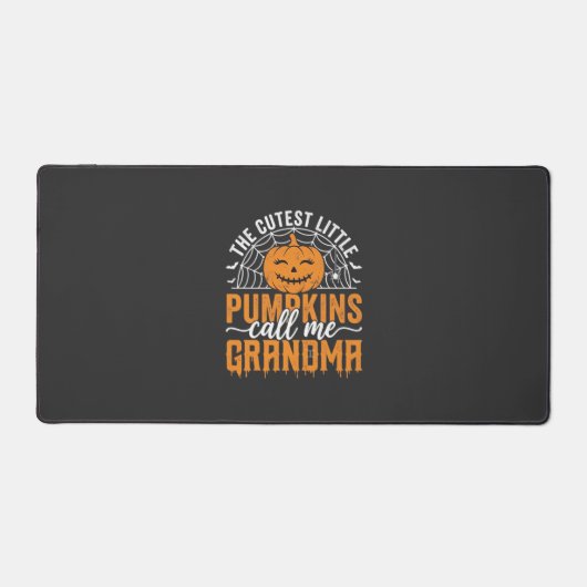 Schattig ontwerp voor oma's Halloween pompoen_1 Bureaumat (Voorkant)