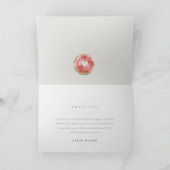 Schattig Onze Kleine Meloen Waterverf Rode Baby Sh Bedankkaart (Binnen)