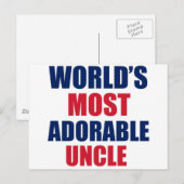 Schattig oom briefkaart (Voorkant / Achterkant)