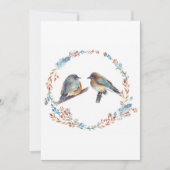 Schattig Oosters Bluebird Paar Happy Birthday (Voorkant)