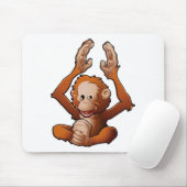 schattig Orangutan Muismat (Met muis)