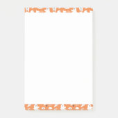 SCHATTIG ORANJE- EN WIT-GHOSTS POST-IT® NOTES (Voorkant)