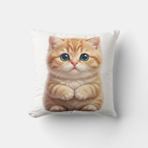Schattig Oranje Gember Katje Zit Kussen