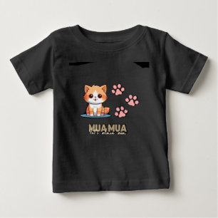 Schattig Oranje Kitten met Pootafdrukken