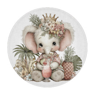 SCHATTIG ORIGINEEL ZOMERTHEMA BABY OLIFANT SNIJPLANK