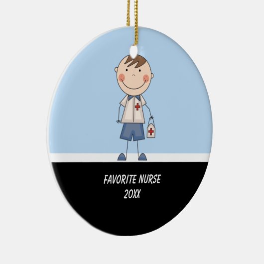 Schattig Ornament van Jongen Zurse (Rechts)