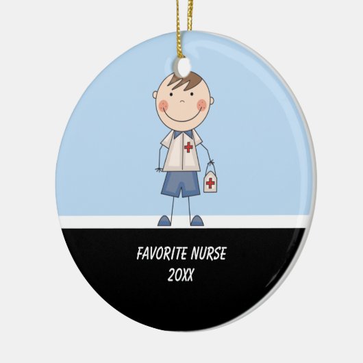 Schattig Ornament van Jongen Zurse (Links)