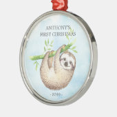 Schattig Ornament voor eerste kerstmis van Slaath  (Links)