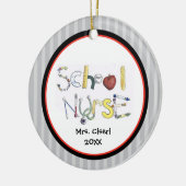 Schattig Ornament voor schoolverpleegkunde (Links)