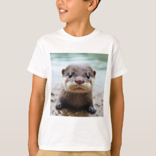 Schattig Otter T Shirt - Schattig Dier Shirten