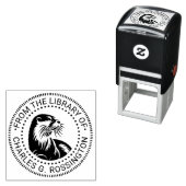 Schattig Otterhoofd #2 Ronde Bibliotheek Boeknaam Zelfinktende Stempel (In situ)