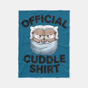 Schattig Otterkoppel Knus Knuffelen  Fleece Deken