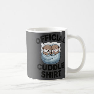 Schattig Otterkoppel Knus Knuffelen Koffiemok
