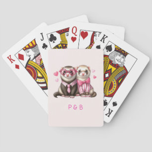 Schattig Otterkoppel Verliefd Pokerkaarten
