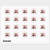 Schattig Otterkoppel Verliefd Ronde Sticker (Vel)