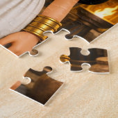 Schattig Oud-Egyptisch Cartoontje Legpuzzel (Zijkant)