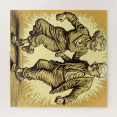 Schattig Oud Koppel dat Danst Legpuzzel (Horizontaal)