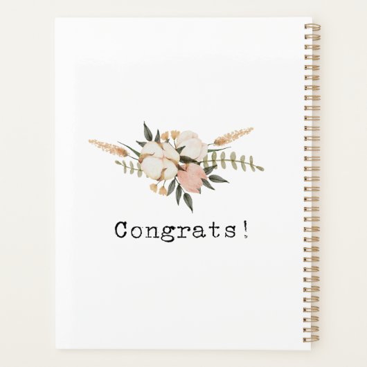 Schattig paar planner (Achterkant)