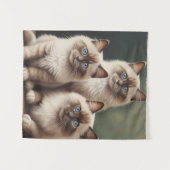 Schattig paar Ragdoll Kittens Sweet Cat Wandkleed (Voorkant (horizontaal))