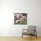 Schattig paar Ragdoll Kittens Sweet Cat Wandkleed (In Situ (horizontaal))