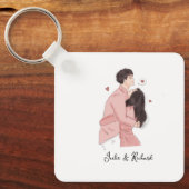 schattig paar sleutelhanger (Voorkant)