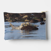 Schattig paar zeehonden poseerde voor me etui (Achterkant)