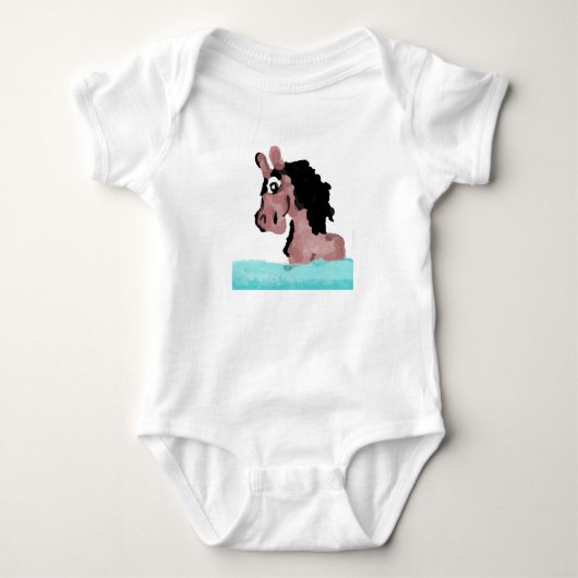 Schattig Paard Romper (Voorkant)