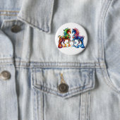 schattig paard ronde button 5,7 cm (In situ)