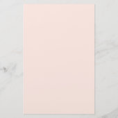 Schattig Paars Blush Roze Bloemmotief Wit Geliniee Briefpapier (Achterkant)