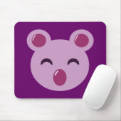 Schattig Paarse Koala Beer Muismat (Met muis)