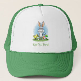 Schattig Paas Konijn en de Kip Trucker Pet