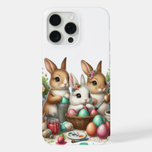 Schattig, Paashaas/Lenteverfparty iPhone 15 Pro Max Case