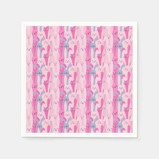 Schattig paashaas patroon | Papieren Servetten (Voorkant)