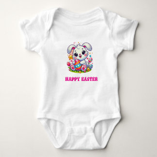 Schattig paashaas T-shirt voor baby's